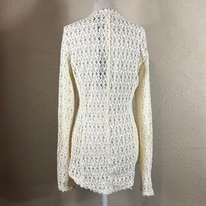 BKE Sweaters - BKE Boutique NWT cream lace open cardigan Medium BKE Sweaters - BKE Boutique NWT cream lace open cardigan Medium